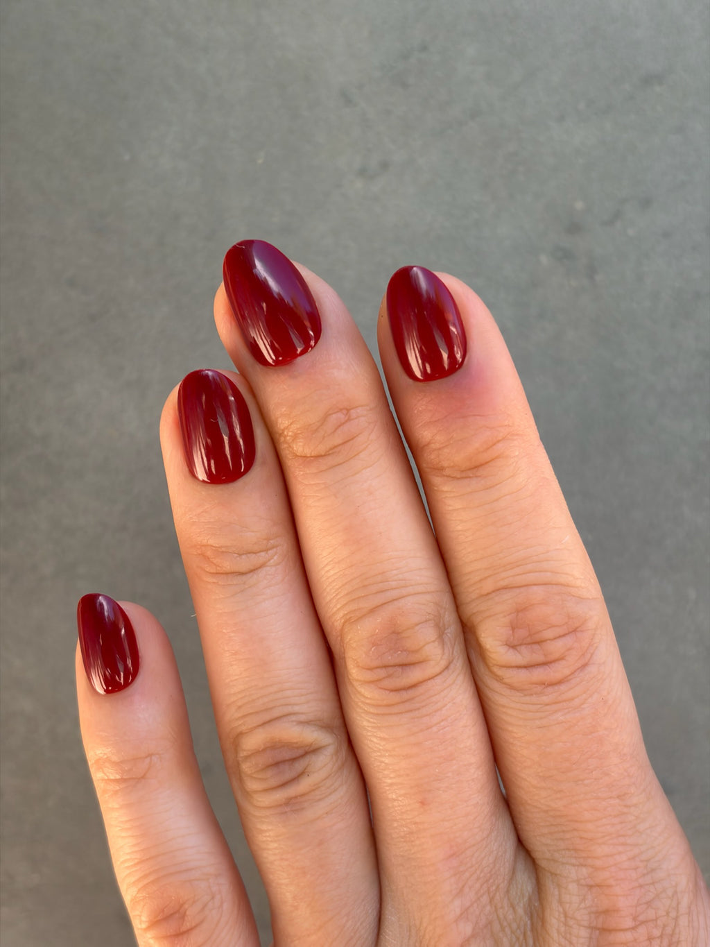 Crimson - oval
